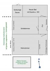 Ferienwohnung Sonnenblume mit Sauna, Garten, Liegewiese
