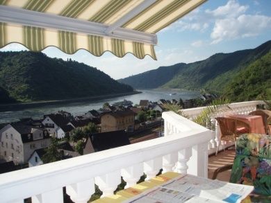Ferienhaus Burgenblick am Oberen Mittelrheintal - Panoramablick