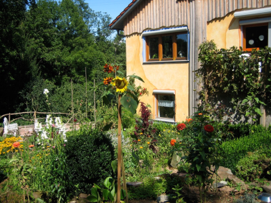 Aussensicht Einliegerwohnung mit Terrasse