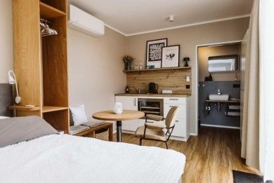 Modernes Tiny House Vita am Weingut
