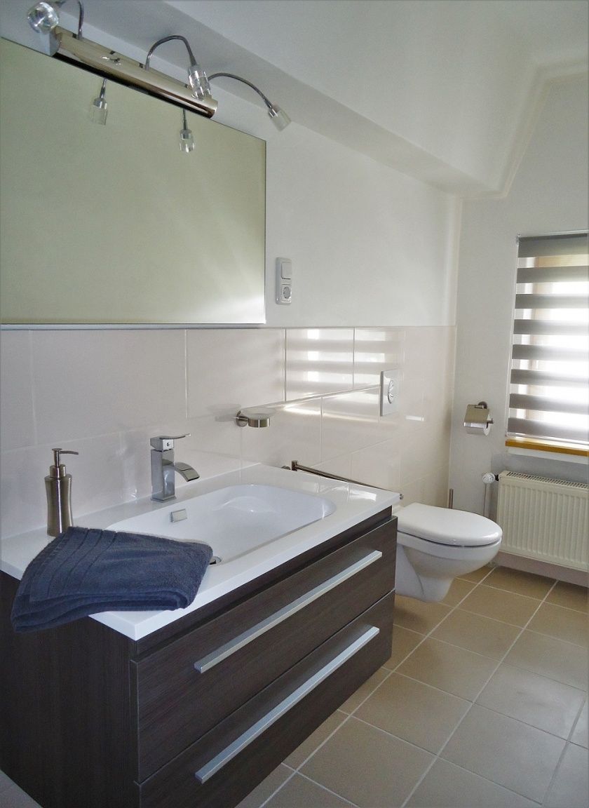 Toilette und Waschraum
