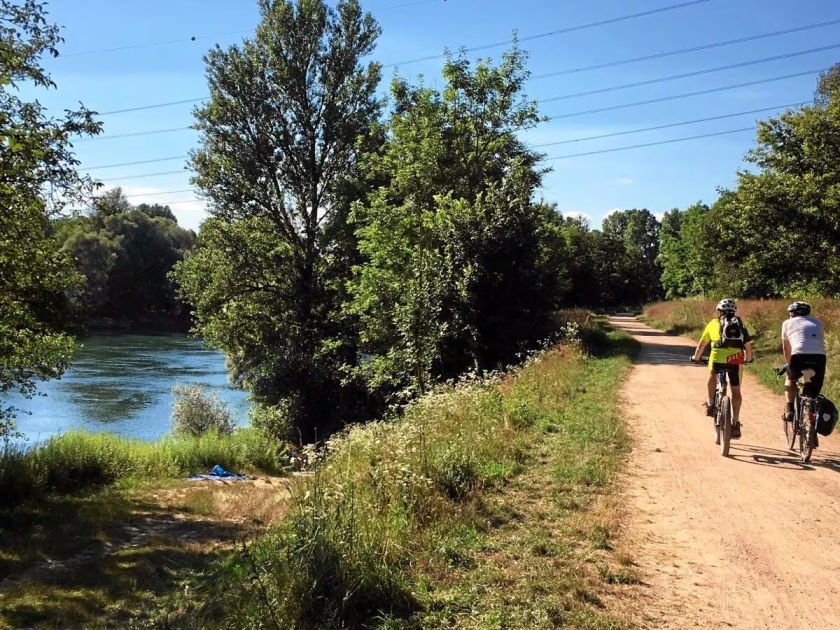 Radtouren am Rhein ohne Steigung