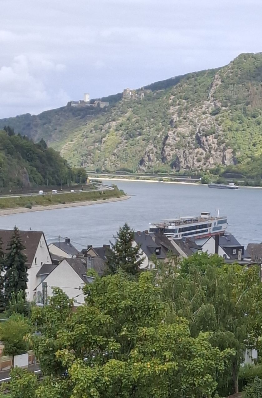 Blick zu den Burgen