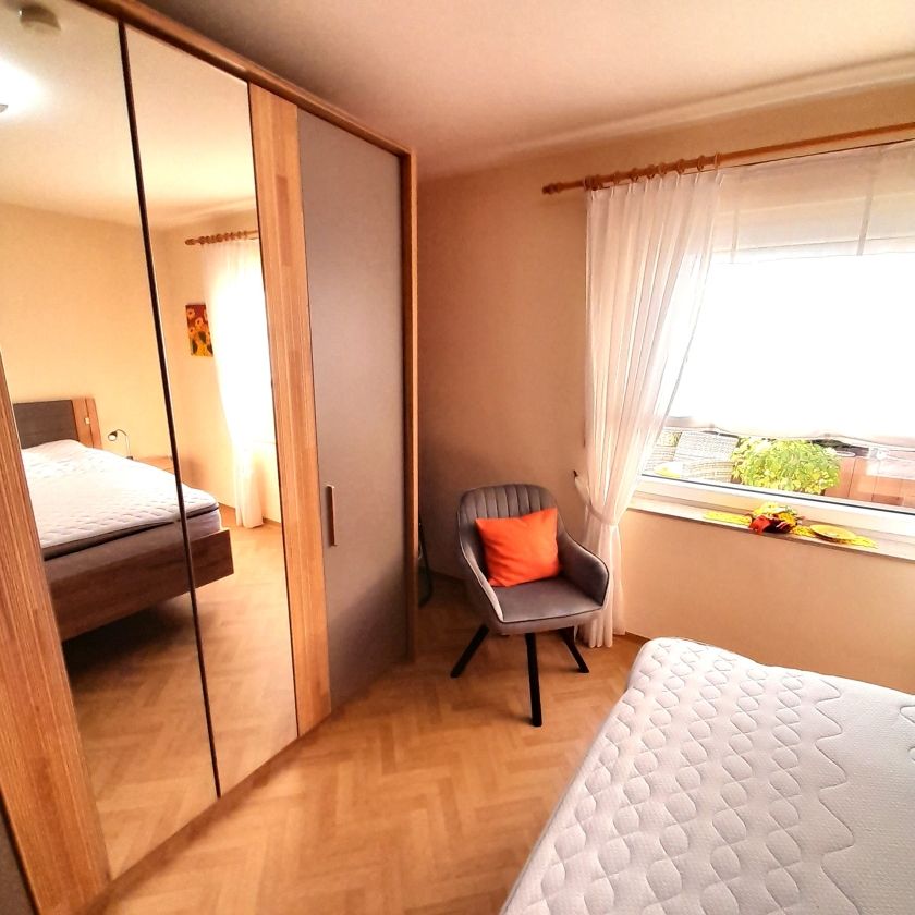 gemütliches Schlafzimmer mit Boxspring Matratzen