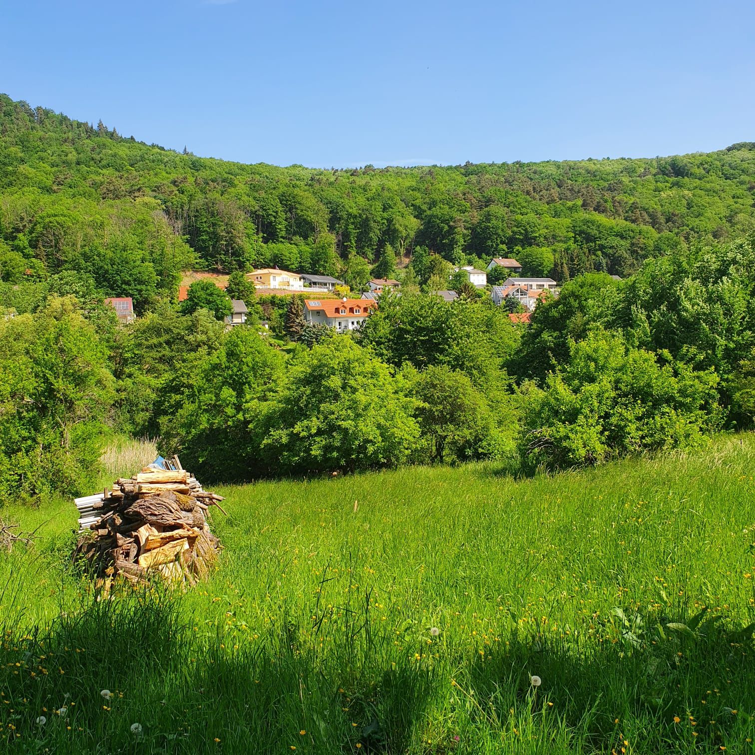 Blick auf das Feriendorf