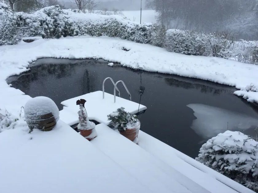 Auch im Winter kann es im Ferienhaus schön sein...