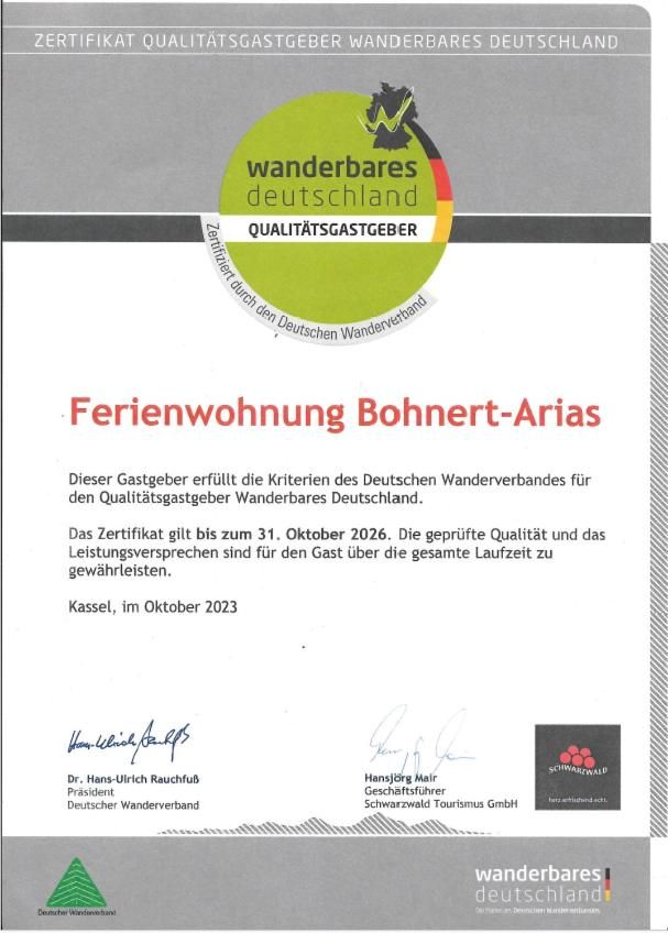 Ferienwohnung Bohnert-Arias