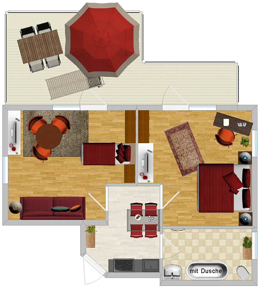 Plan Ferienwohnung 6