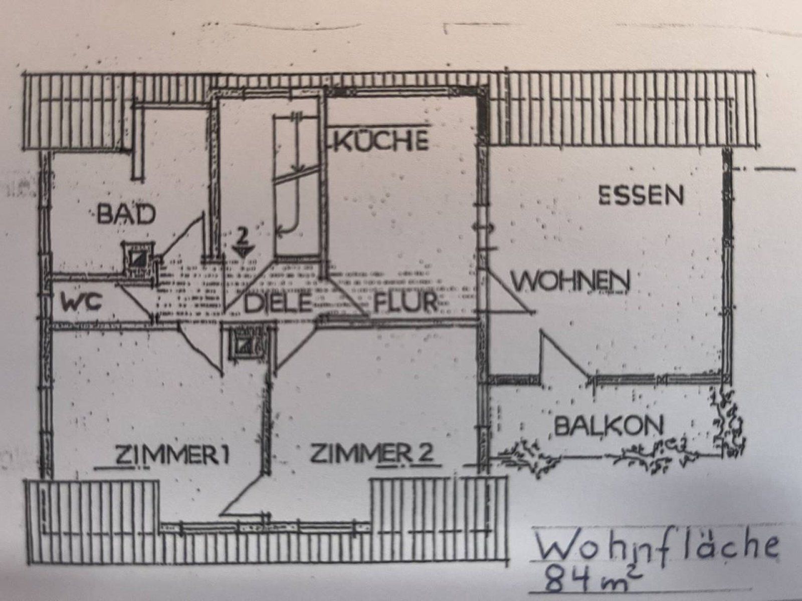Ferienwohnung 84qm, 2 Schlafzimmer