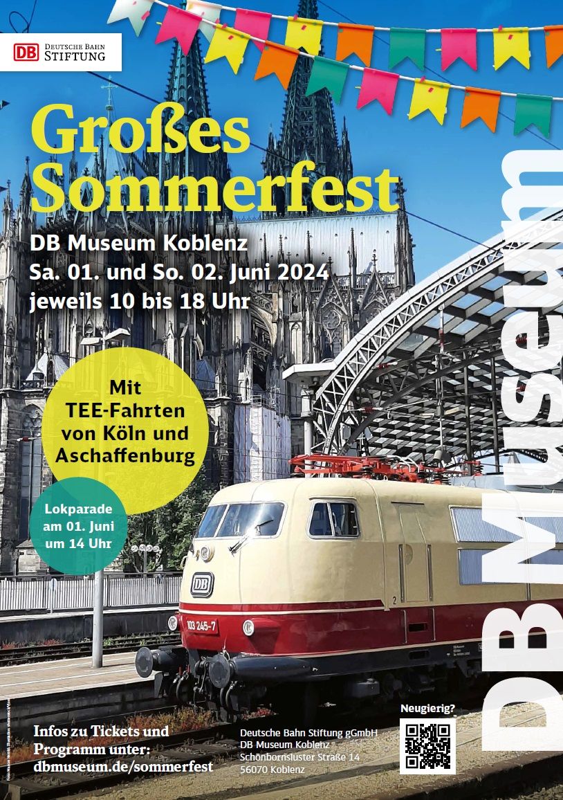 Großes Sommerfest im DB Museum Koblenz